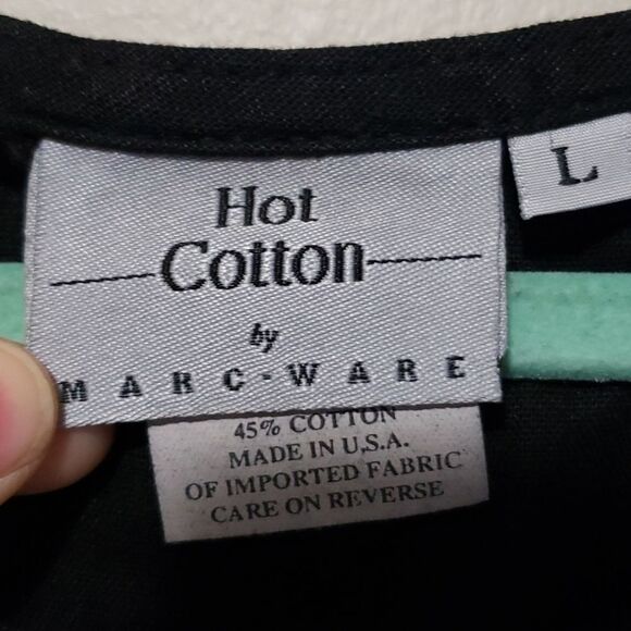 HOT Cotton by MARC WARE linen sleeveless top - Picture 3 of 4